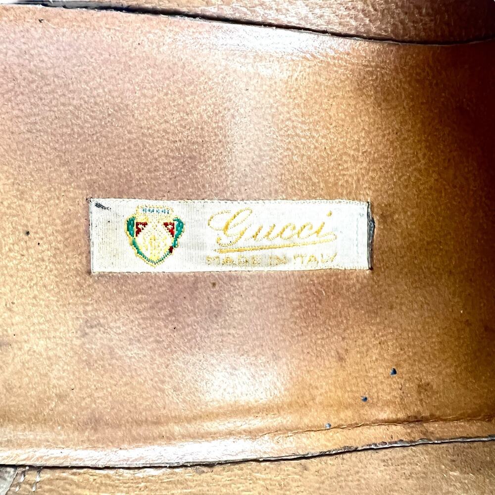 Gucci Vintage Men’s Leather Loafers - Picture 6 of 9
